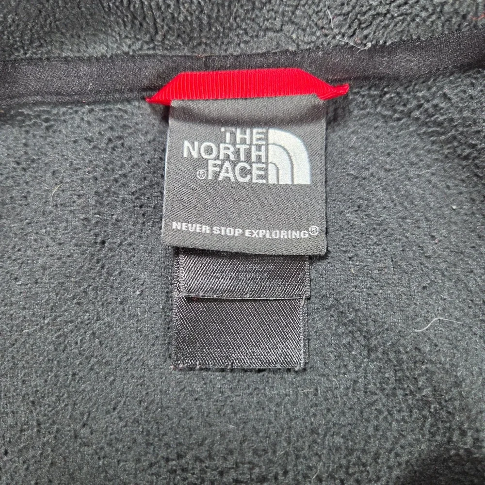 The North Face TKA 100 Glacier Quarter Zip Fleece Pullover Black Mens Large AJGW